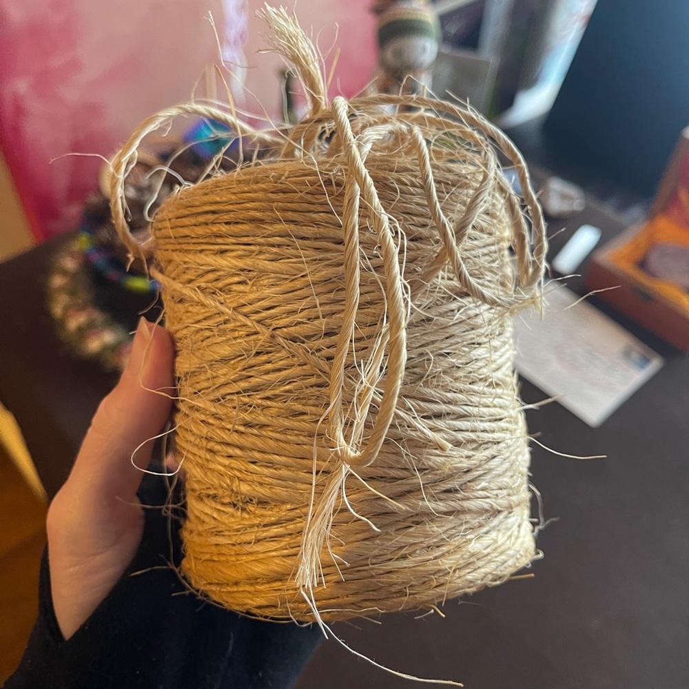 2mm Beige Rope Macramé Unused New Hemp Like Twine